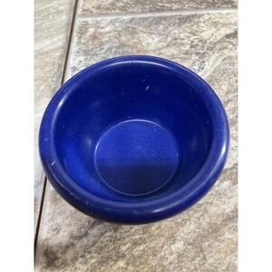 Carlisle 0852 Melamine Ramekin 2 oz Cobalt Blue Smooth Sauce Cup NSF
